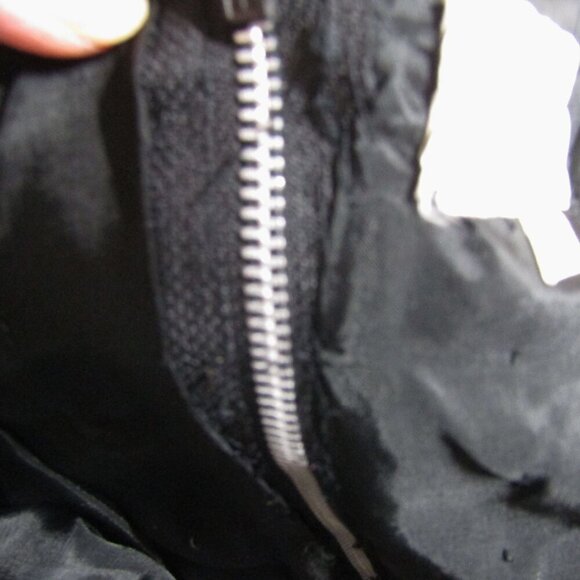 VTG 60s Hand Beaded M Floral Mod Glam Cocktail Party Wool MCM Shell Top Black - Picture 10 of 11